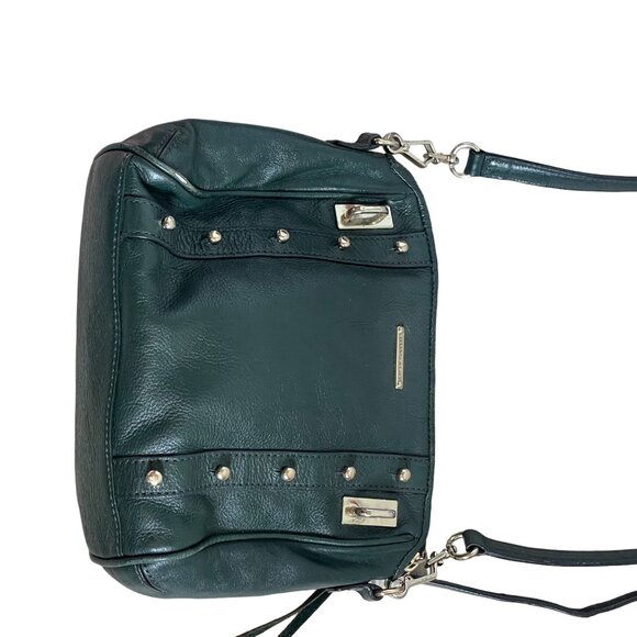 Rebecca Minkoff Green Leather Crossbody Bag With Gold Hardware - Picture 8 of 15